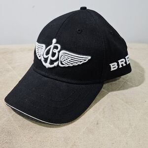 Breitling Black and White Logo Cap